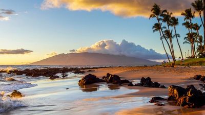 Sunset on a Maui Beach.
